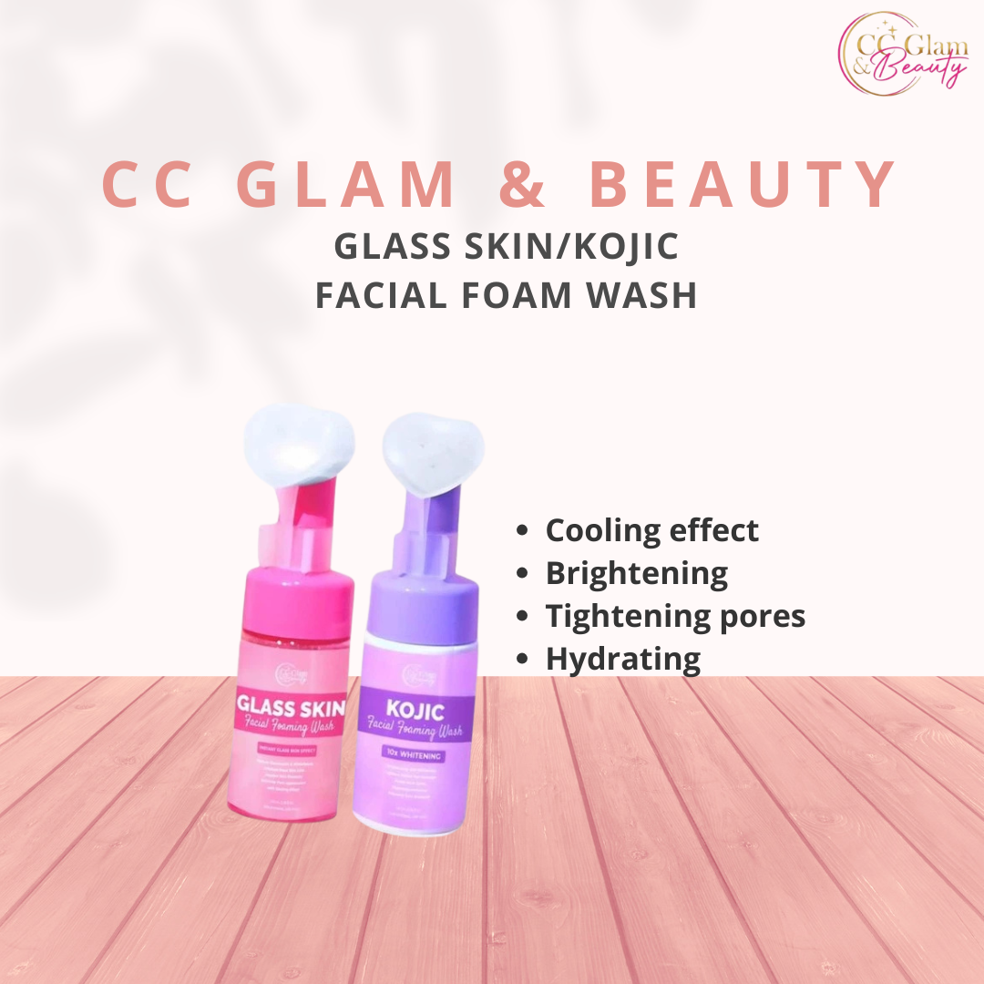CCL GLAM & BEAUTY (GLASS SKIN/KOJIC FACIAL FOAM WASH)